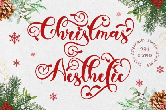 A Relaxed Review of the Christmas Aesthetic Typeface