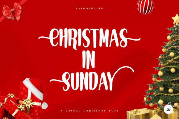 A Review of Christmas in Sunday: A Festive Font for Campaigns