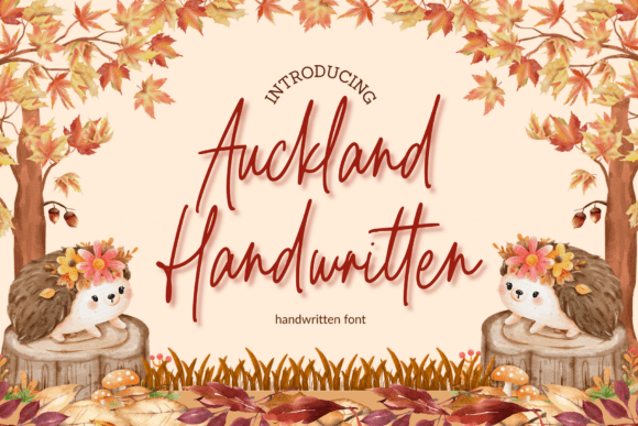 Adding Warm Character with Auckland Handwritten