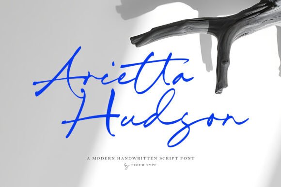 Arietta Hudson: A Script Font for Digital Elegance