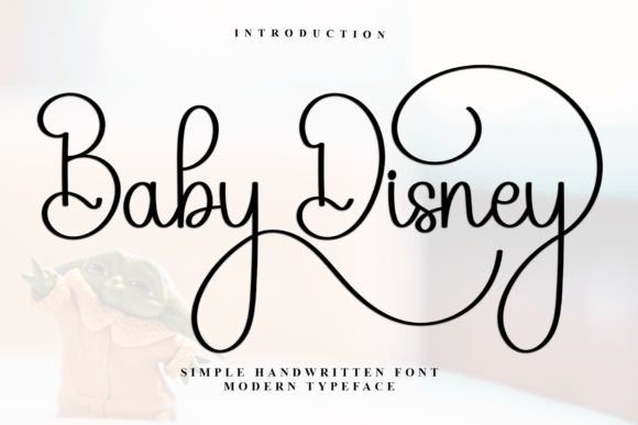 Baby Disney Font: A Handwritten Touch for Your Brand Story