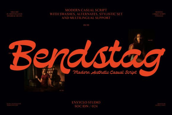 Bendstag: Reviewing a Modern Casual Script Display Font