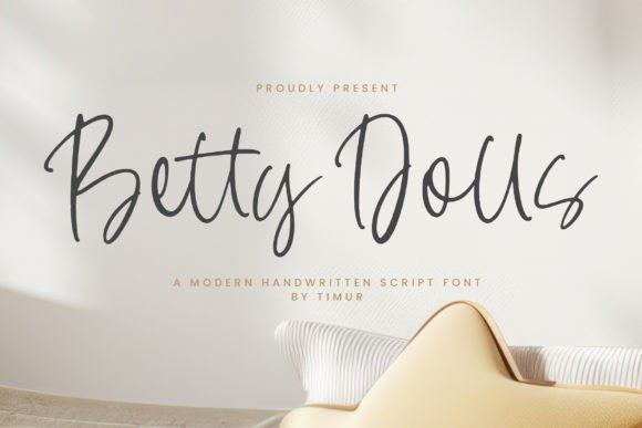 Betty Dolls: A Handwritten Script Font for Modern Marketers