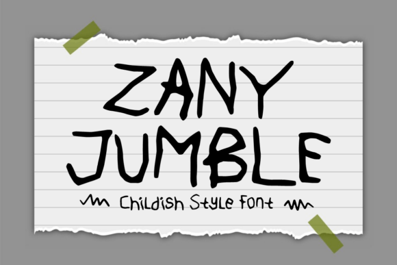 Bringing Your Creative Projects to Life with the Zany Jumble Font