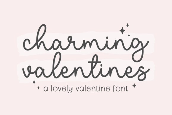 Charming Valentines: A Typeface for Creative Product Makers