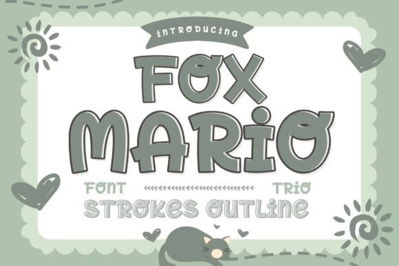 Fox Mario: A Font That Brings Your Craft Designs to Life
