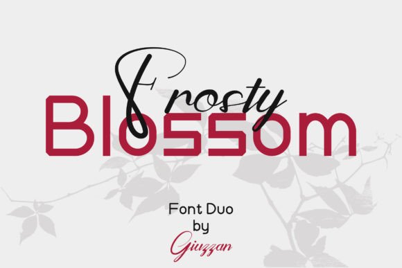 Frosty Blossom: A Versatile Font Duo for Modern Marketing