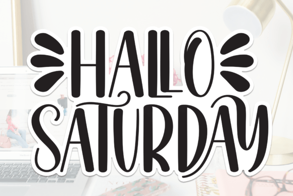 Hallo Saturday: A Friendly Script Font for Modern Web Design