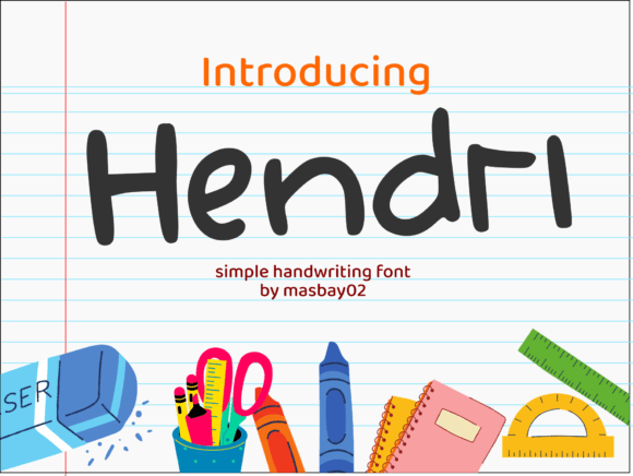 Hendri: A Script Font with Measured Modernity