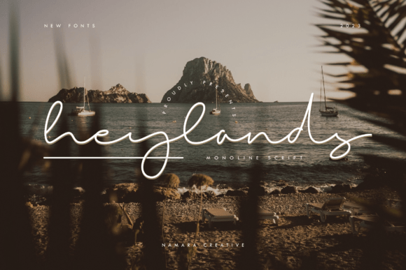 Heylands: A Script Font Built for Real Design Work
