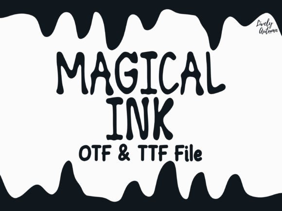 Magical Ink: A Refined Typeface for Editorial Atmosphere