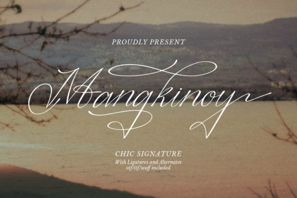 Mangkinoy: The Elegant Script Font for Clearer Campaign Messages