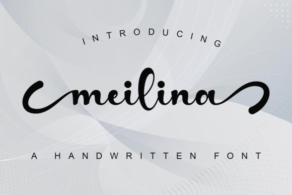Meilina: A Handwritten Font for Refined Editorial Moods