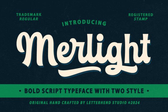 Merlight Font: Elevating Campaigns with Bold Script Impact