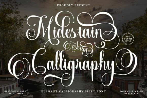 Midestain Calligraphy: The Elegant Font for Modern Campaigns