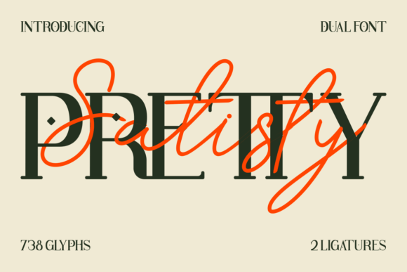 Pretty Satisfy: A Font Duo for Crafters Who Value Beauty and Function