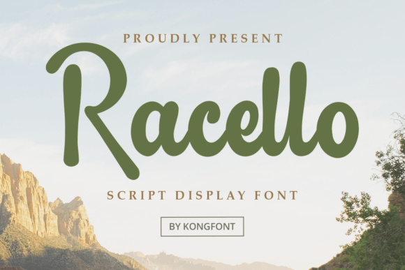 Racello: An Elegant Handwritten Font for Campaign Personality