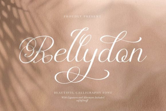 Rellydon: An Elegant Script Font for Editorial Design