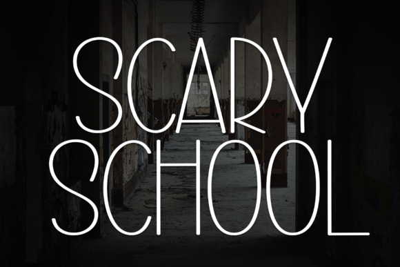 Scary School: A Font That Feels Like Found Homework