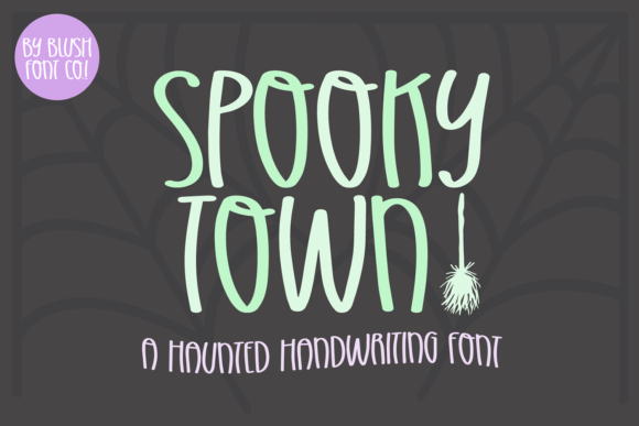 Spooky Town: A Spooky, Seasonal Handwriting Font Review