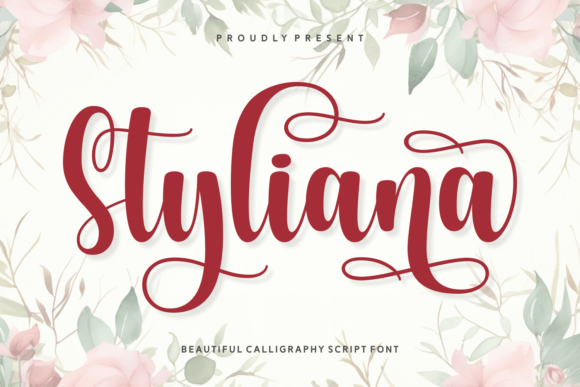 Styliana: A Curly Script Font for Digital Charm