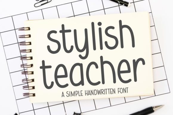 Stylish Teacher Font: A Fresh Editorial Handwriting