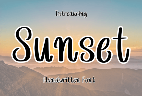 Sunset Handwritten: Your Brand’s Friendly Signature Font