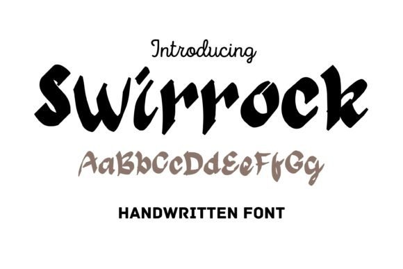Swirrock: The Script Font for Bold Digital Campaigns