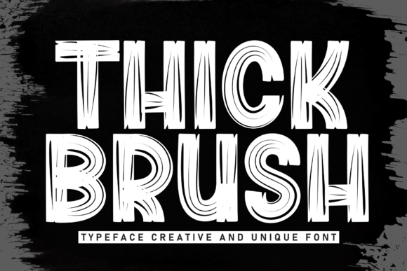 Thick Brush Font Can Add Sweet Character to Your Brand