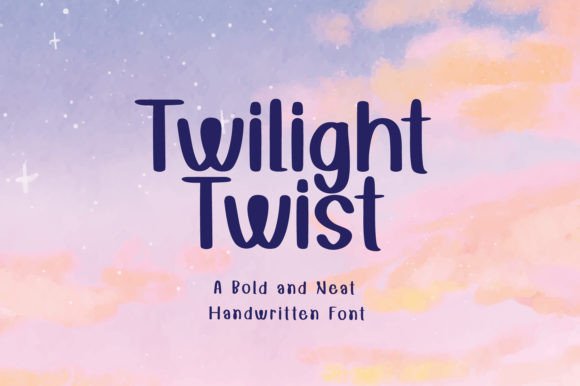 Twilighttwist: The Handwritten Font Your Craft Projects Need
