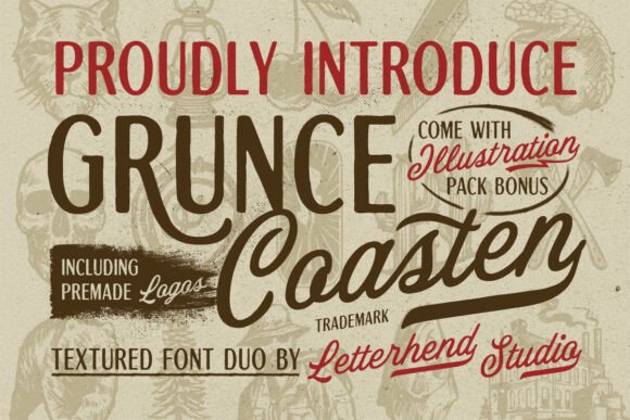 Using Grunce Coasten for Classic Brand Identity